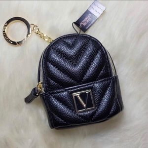 Victoria's Secret mini backpack keychain